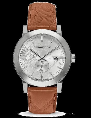 Montre Homme Burberry BU9904 avec bracelet en cuir marron