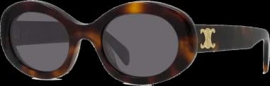 Celine Triomphe 01 oval sunglasses CL40194U