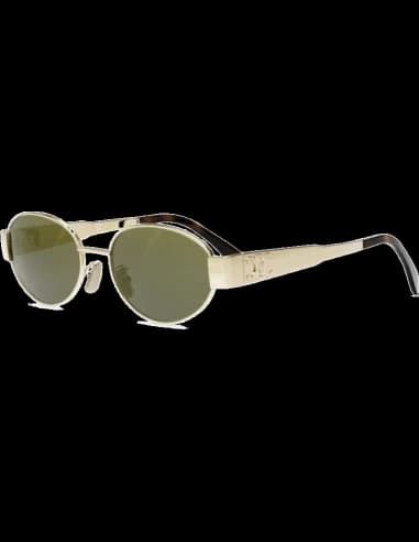 Celine Triomphe Oval Sunglasses CL40235U Metal Frame