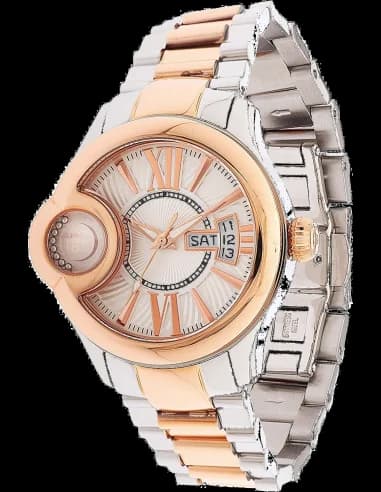 Montre Femme Cerruti 1881 CRM043I211F Acier doré bi-on Swiss Made