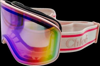 Masque de ski Chloé Cassidy CH0072S métallisé bande ajustable avec logo