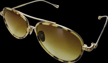 Lunettes de soleil Chrome Hears CH8118 aviator en métal