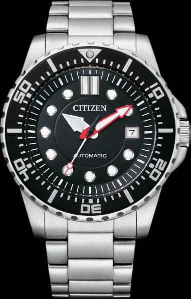 Citizen NJ0120-81E Automatic Sport Stainless Steel Black Dial Watch