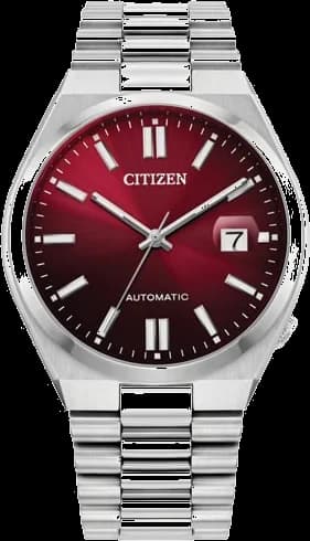 Citizen NJ0150-56W Automatic Red Dial Stainless Steel Watch