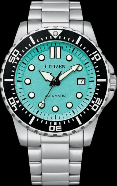 Men's Watch Citizen NJ0170-83X Automatic Stainless Steel Blue Tiffany Dial