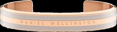 Bracelet Daniel Wellington Emalie Desert Sand en acier poli doré or rose DW00400012 Taille S