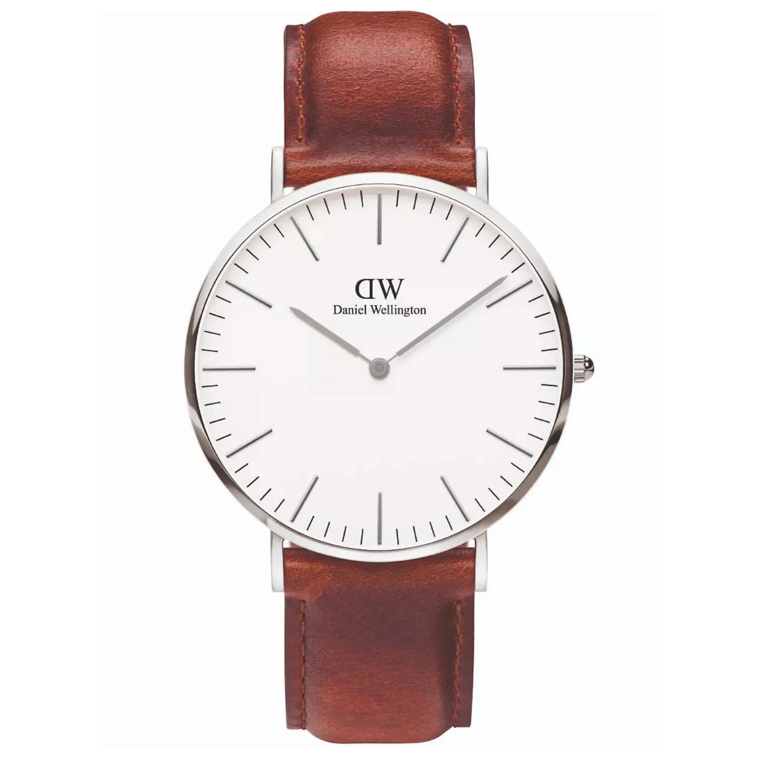 Men's Watch Daniel Wellington DW00100021 Brown Leather Strap St Mawes