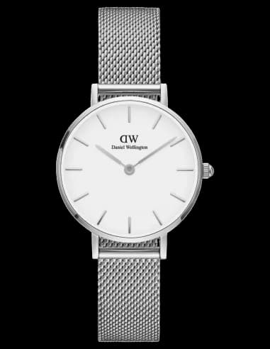 Montre Daniel Wellington DW00100220 Classic Petite 28mm Maille Milanaise