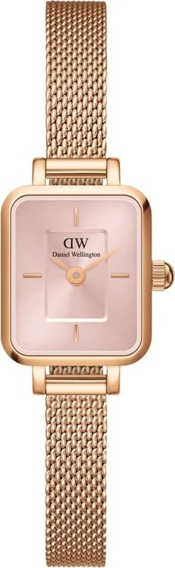 Daniel Wellington DW00100650 Quadro Mini Melrose Blush Rose Mother-of-Pearl Dial Watch