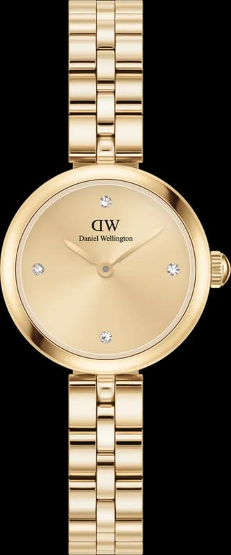 Daniel Wellington DW00100718 Elan Lumine Gold round watch in yellow gold-plated steel