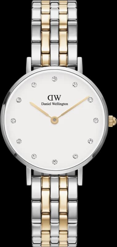 Women's Watch Daniel Wellington Petite Lumine 5-link Two-tone DW00100616 White Dial