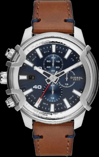 Montre Diesel DZ4518 Griffed avec bracelet en cuir marron