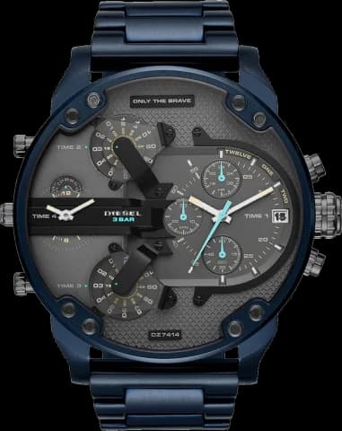 Watch Diesel Mr. Daddy 2.0 Blue Steel DZ7414 with Multifunction