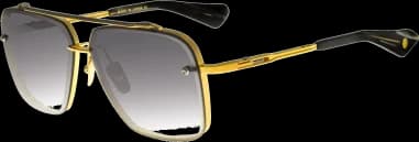 Lunettes de soleil DITA Mach Six DTS121 Titane black rhodium
