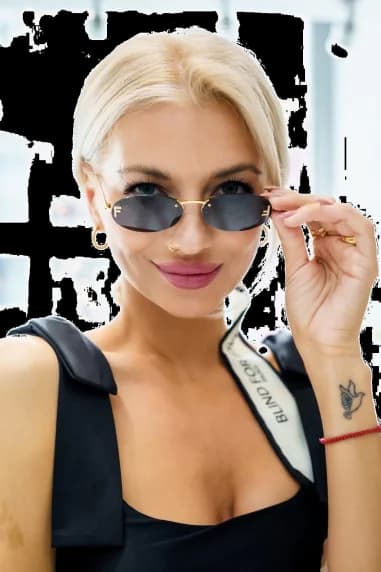 Lunettes de soleil Fendi First FE4075US en métal forme ovale vue 3
