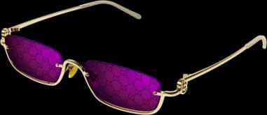 Lunettes de Soleil Gucci Logo GG1278S en métal