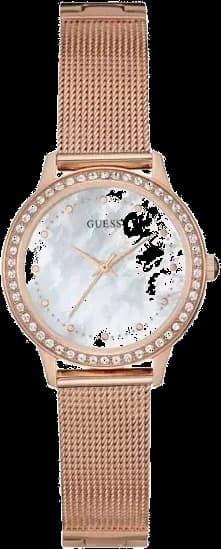 Guess Chelsea W0647L2 Women's Watch, rose gold-tone stainless steel bracelet