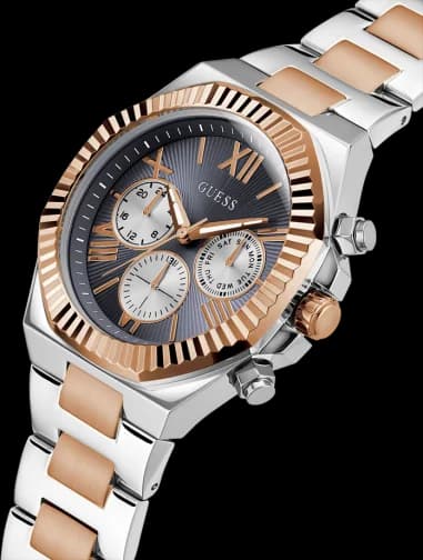 Guess GW0703G4 Equity Bicolour Steel and Anthracite Dial Men's Watch vue 2