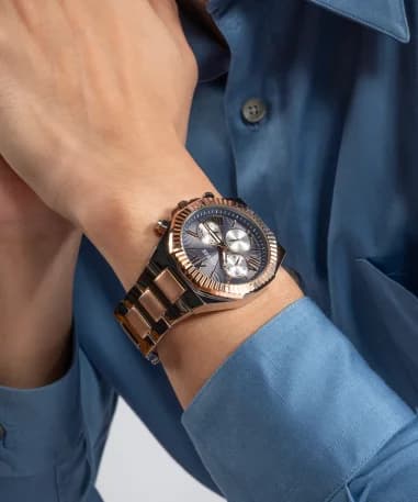 Guess GW0703G4 Equity Bicolour Steel and Anthracite Dial Men's Watch vue 5