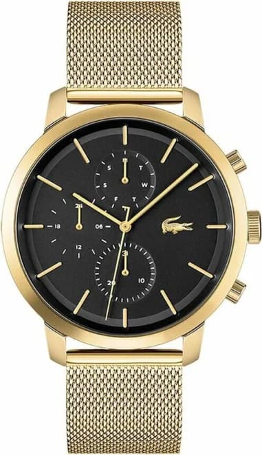 Montre Lacoste 2011195 en Acier Doré et Maille Milanaise