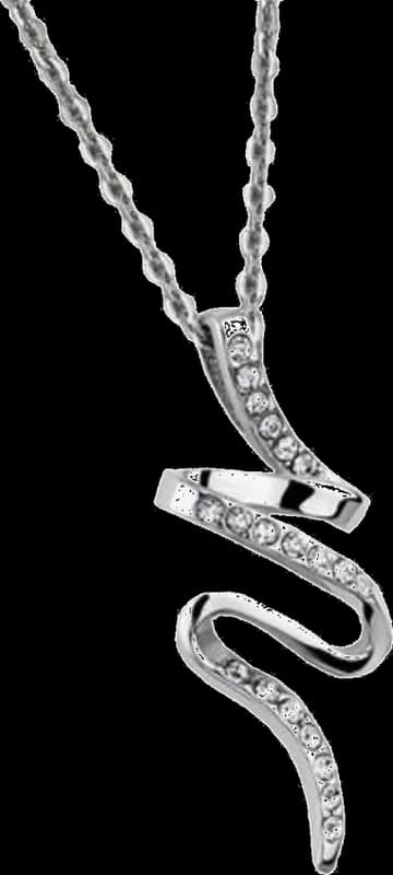 Collier Lotus LS1750-1/1 pendentif avec strass