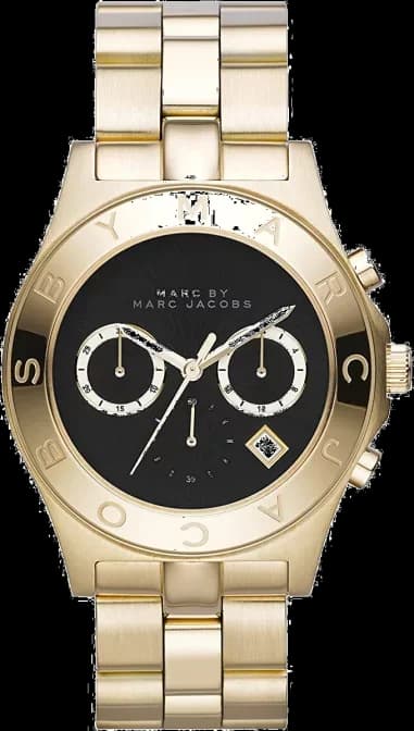 Women's Watch Marc Jacobs MBM3309 Gold-tone Steel and Black Dial