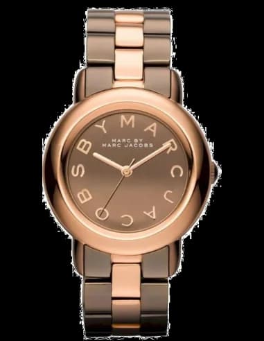 Montre Marc by Marc Jacobs Marci MBM3171 bi-ton or rose et marron