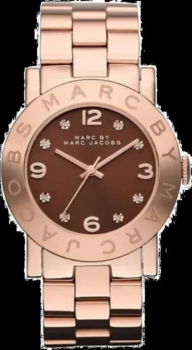 Montre Marc Jacobs MBM3167 Amy Acier Cadran Chocolat