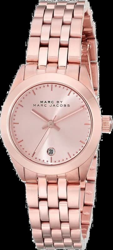 Marc Jacobs MBM3374 Rose Gold Watch with Small Precision Dial