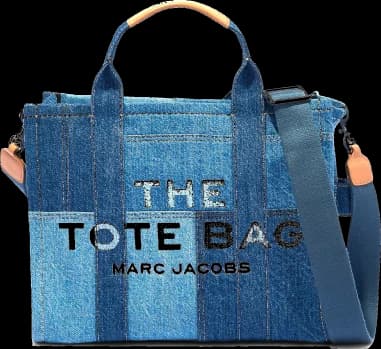 Sac à main Marc Jacobs The Medium Tote Bag Denim en toile