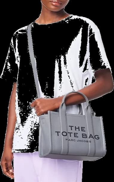 Sac à main Marc Jacobs The Mini Tote Bag en cuir grainé