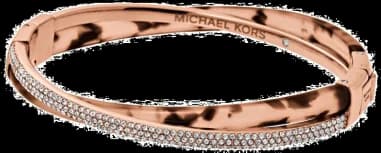 Bracelet Michael Kors MKJ5021791 Or rose marron et strass