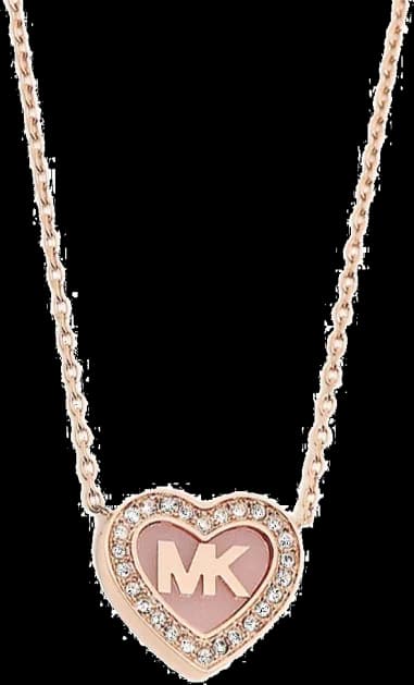 modèle - Collier Michael Kors MKJ5072791 coeur avec strass