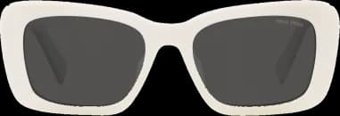 Lunettes de Soleil Miu Miu Glimpse MU 07YS forme rectangle en acétate