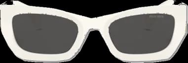 Miu Miu Glimpse MU 09W rectangular acetate sunglasses