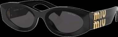 Lunettes de soleil Miu Miu MU 11WS ovales en acétate