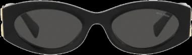 Lunettes de soleil Miu Miu MU 11WS ovales en acétate vue 2