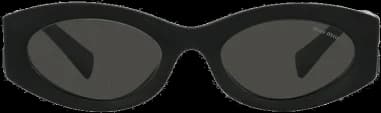 Lunettes de soleil Miu Miu MU 11WS ovales en acétate