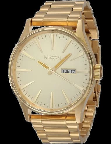 Montre Homme Nixon Sentry SS A356-502 Bracelet acier doré