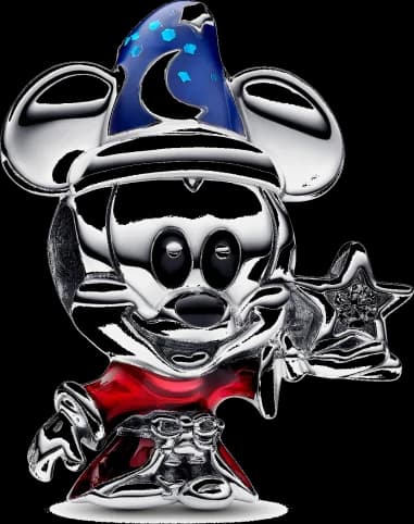 Charm en émail Disney Mickey Apprenti Sorcier pour Disney X Pandora Moments