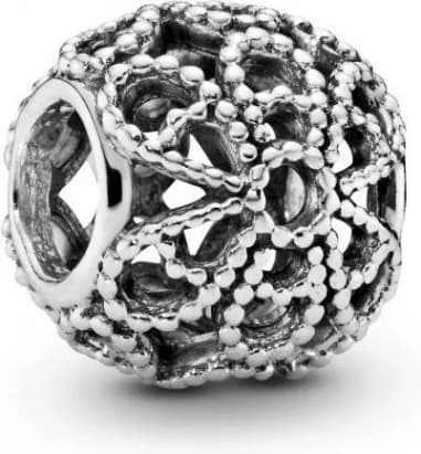 Charm Pandora 791282 Fleur Ajouré Perlé Pandora Moments Argent 925/1000