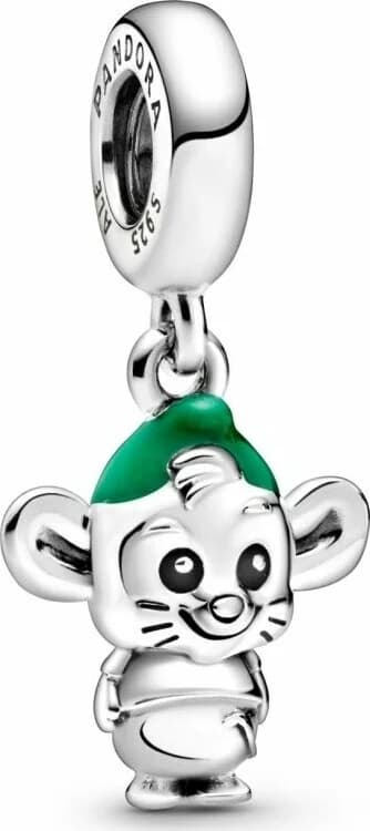 Charm Pandora Disney Cendrillon Souris Gus 798849C01 Argent 925/1000