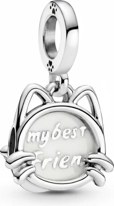 Charm Pandora Mon Chat My Best Friend 799329C01 Argent 925/1000