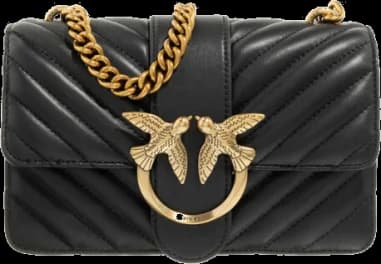 Sac à main bandoulière Pinko Love One Mini en cuir