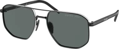 Lunettes de soleil Prada PR 59YS 1AB5Z1 aviator à monture métallique