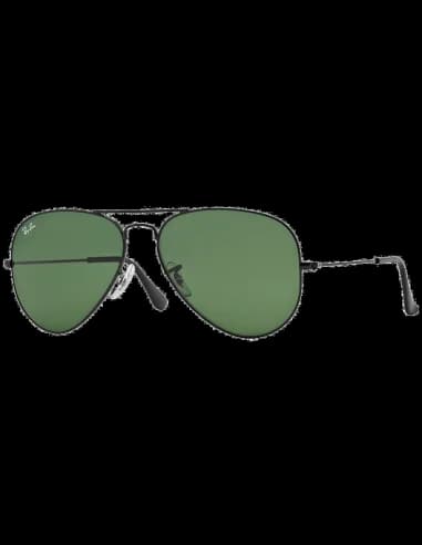 Lunettes de soleil Ray-Ban Aviator Classic RB3025 L2823 noir forme pilote verres G-15