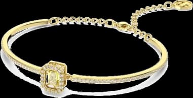 Bracelet Swarovski Jonc Millenia en métal rhodié
