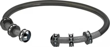 Bracelet Swarovski My Hero 5495501 plaqué rhodium noir incrusté de cristaux