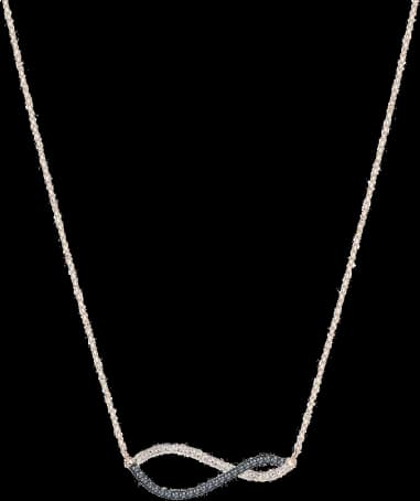 Collier Femme Élégant Swarovski 5384366, Plaqué Or Rose
