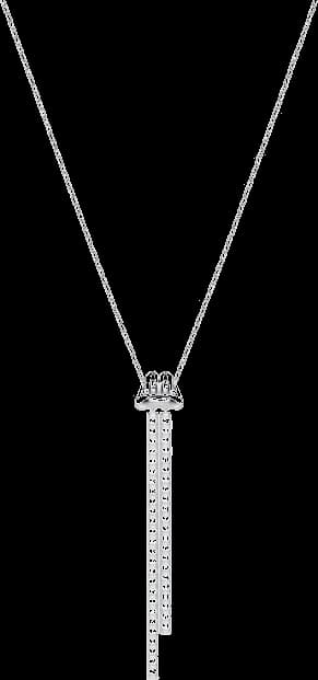 Pendentif Y Swarovski Lifelong 5408435, Rhodié & Cristaux Blancs